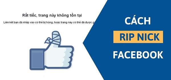 Cách Dame Acc Facebook người khác vĩnh viễn, RIP nick Facebook