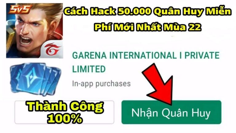 Cách hack Quân Huy mùa 25, 24 nhanh 100% thành công 04/2023