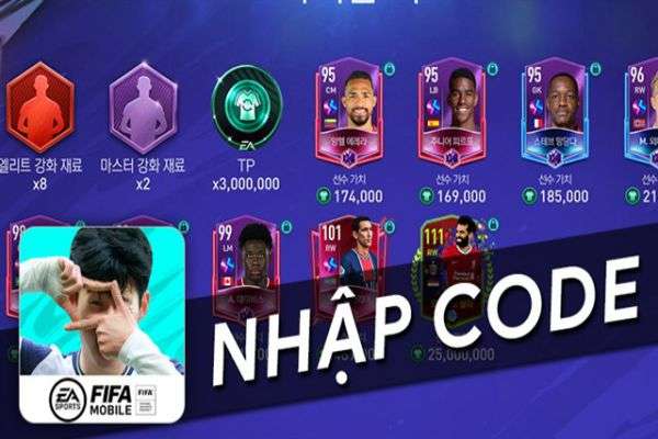 Code Fifa Mobile Hàn Quốc, FiFa Mobile Nexon Code mới nhất 2023