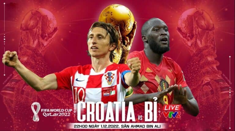 Link Xem Trực Tiếp Croatia vs Bỉ (Bảng F) Online FULL