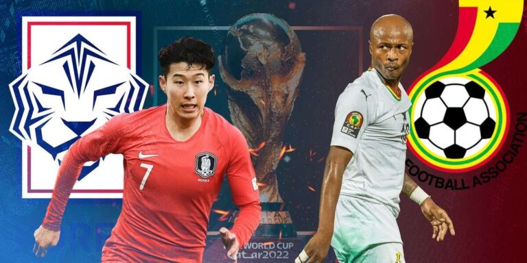 Link Xem Trực Tiếp Hàn Quốc vs  Ghana Bảng H (20h00, 28/11)