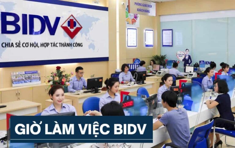 Ngân Hàng Quốc Dân BIDV Giờ Hoạt Động 2023