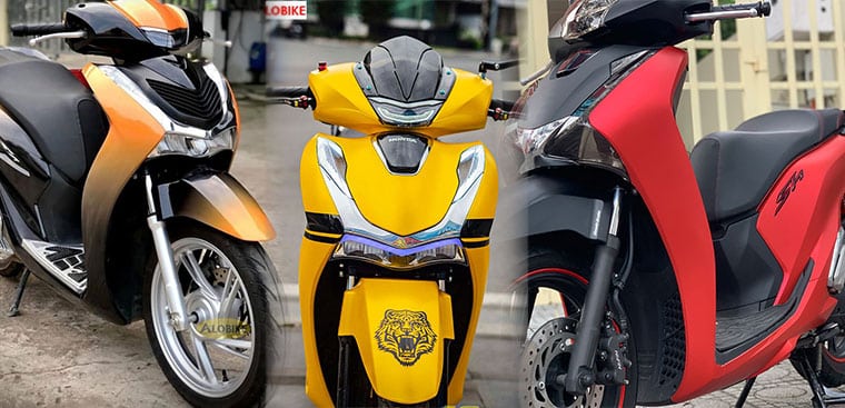 Bảng giá dán decal xe máy chống xước và dán màu chi tiết