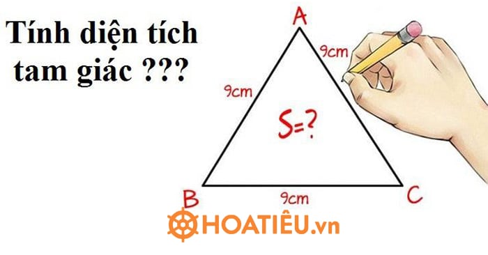 Công thức tính diện tích tam giác (cập nhất mới nhất 2023)