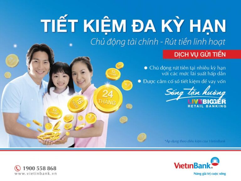 Gói tiết kiệm ngân hàng Vietinbank lãi suất hấp dẫn