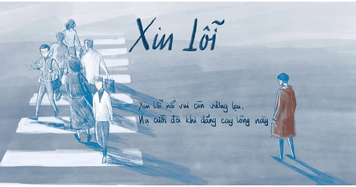 Lời bài hát Xin lỗi – Nguyên Hà