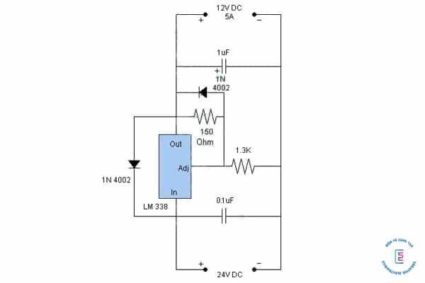 Mạch hạ áp 24V xuống 12V, nguyên lý hoạt động và những điều cần lưu ý