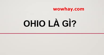 Ohio là gì? Điều đặc biệt về Ohio chưa ai biết