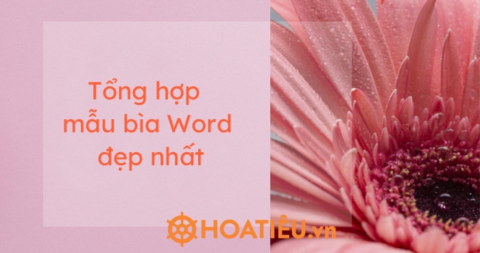 Tổng hợp mẫu bìa Word đẹp nhất 2023 mới cập nhật