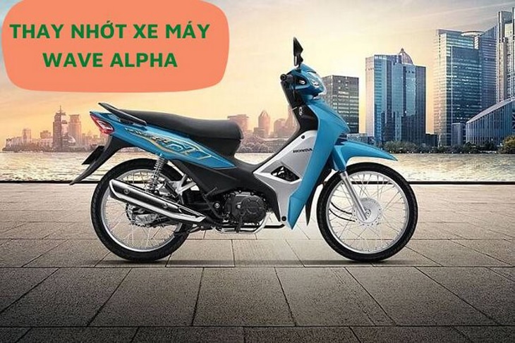 Thay nhớt xe máy Wave Alpha với 5 bước CỰC DỄ LÀM