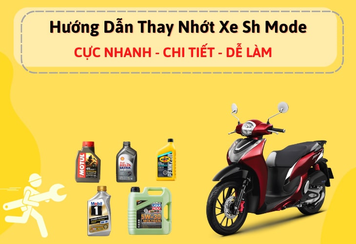 Hướng dẫn thay nhớt xe Sh Mode CỰC NHANH và CHI TIẾT ai cũng làm được