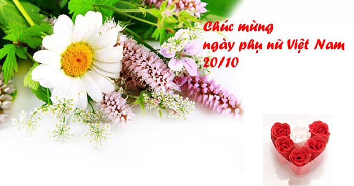 Ảnh chúc mừng 20/10 đẹp nhất