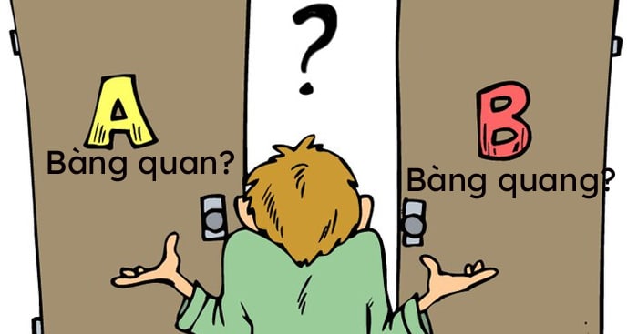 Bàng quang hay bàng quan, từ nào đúng chính tả?