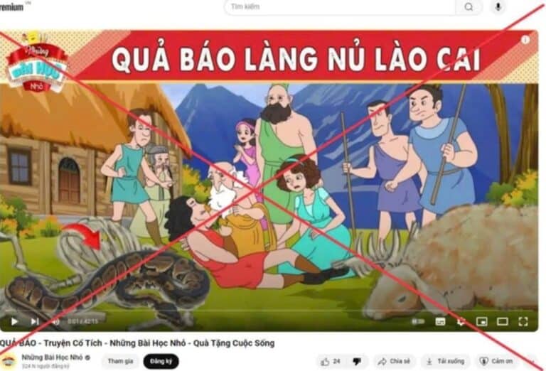 Kênh YouTube “Những Bài Học Nhỏ” làm video nhảm nhí, câu view từ thảm kịch Làng Nủ